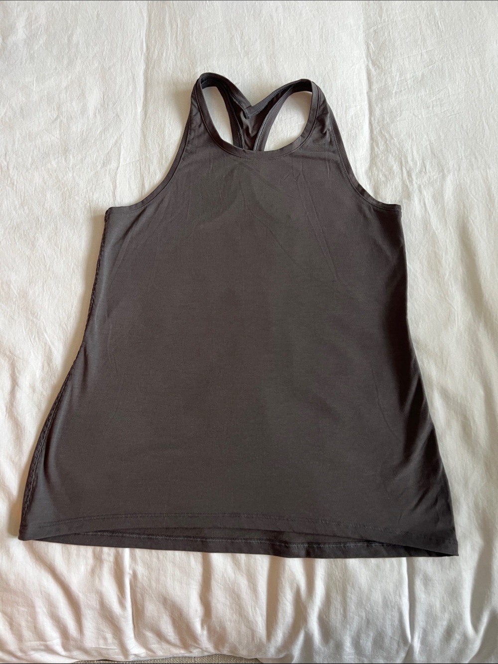 Athleta Dark Charcoal Racerback Tank